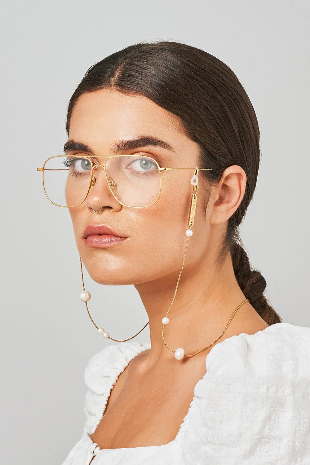 Pearl Glasses Chains by FRAME CHAIN Pay in 3 With Klarna