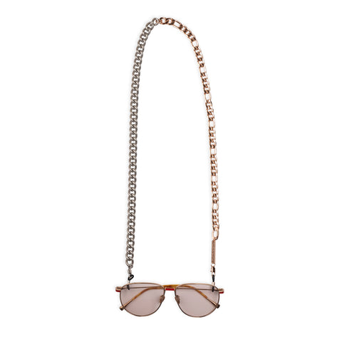 MIX IT UP  in ROSE and WHITE GOLD - FRAME CHAIN