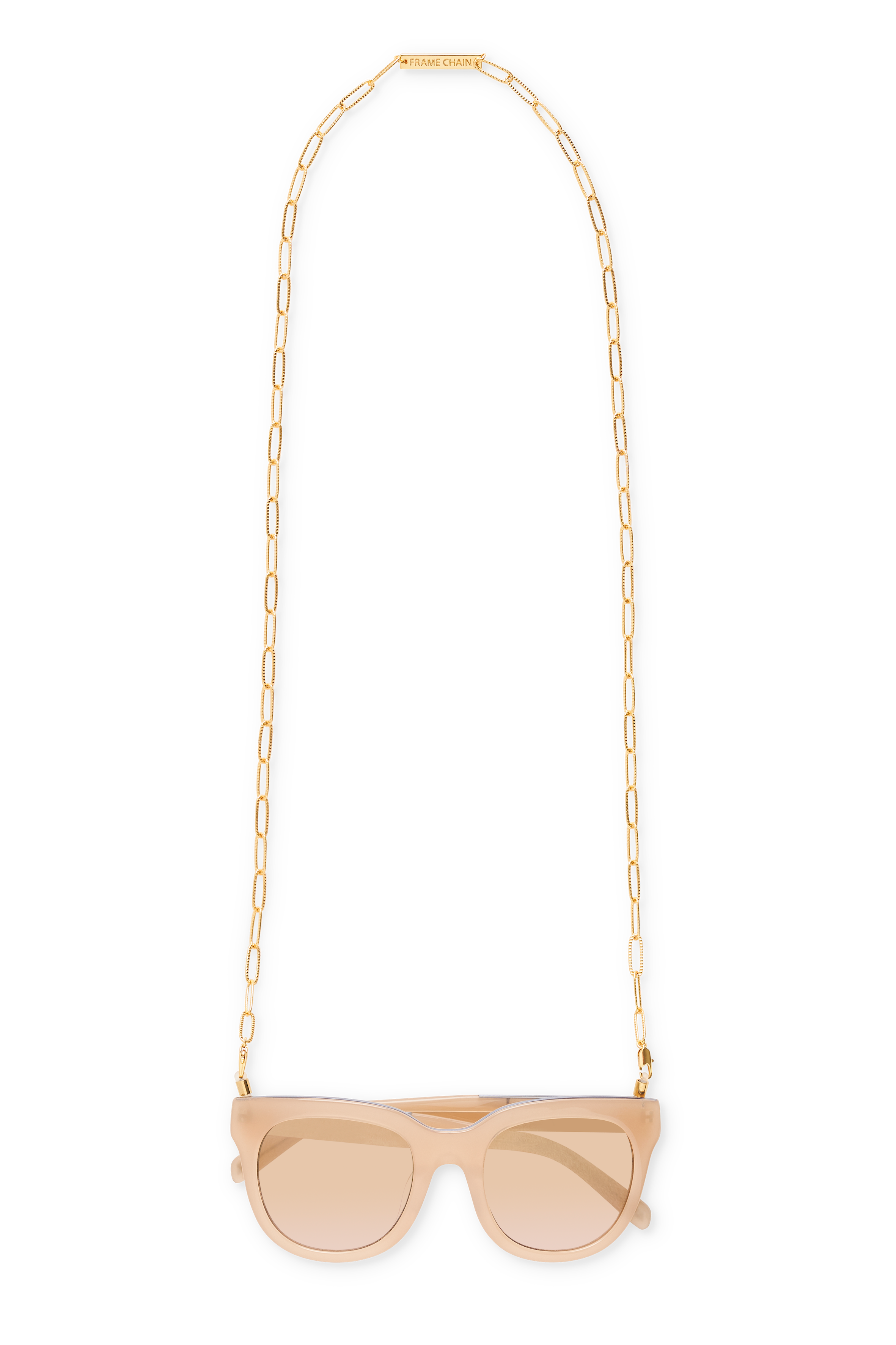 RHONDA in YELLOW GOLD - FRAME CHAIN