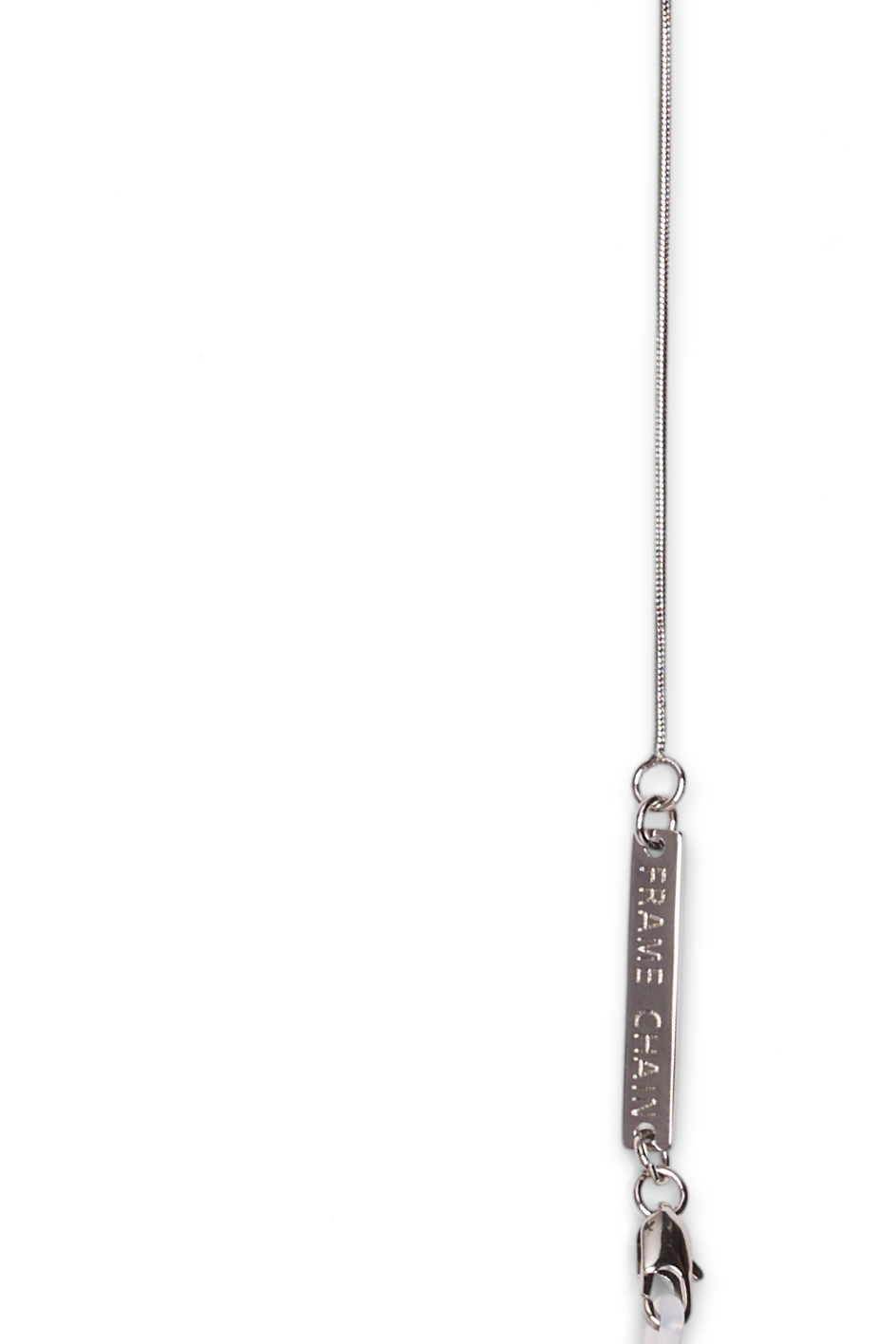 FRAME CHAIN Glasses Chains Slinky in White Gold