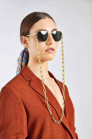 THE RON in YELLOW GOLD - FRAME CHAIN