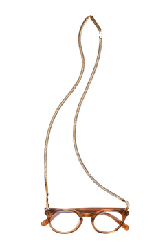 Chain top reaction sunglasses