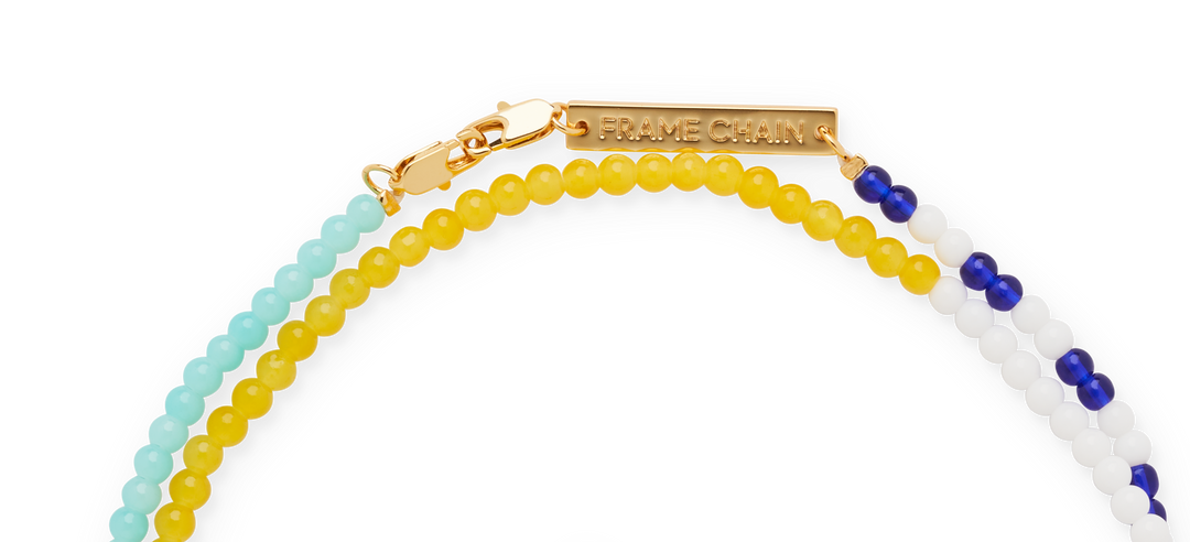 CANDY LACE in YELLOW - Glasses Chain by FRAME CHAIN