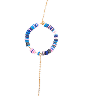 CANDY POP BLUE in YELLOW GOLD - Glasses Chain FRAME CHAIN