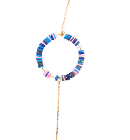 CANDY POP BLUE in YELLOW GOLD - Glasses Chain FRAME CHAIN