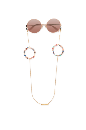 CANDY POP NUDE in YELLOW GOLD - Glasses Chain by FRAME CHAIN