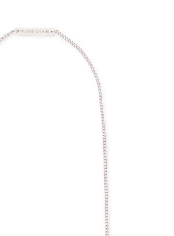 CURB IT in WHITE GOLD - FRAME CHAIN