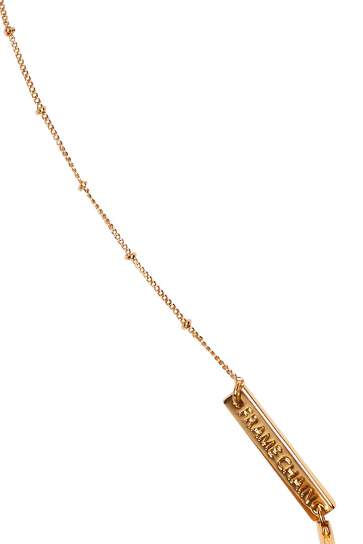 DOTTY in YELLOW GOLD - FRAME CHAIN