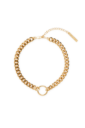 HOOKER DIAMOND in YELLOW GOLD - FRAME CHAIN