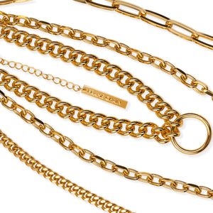 GET HOOKY in YELLOW GOLD - FRAME CHAIN