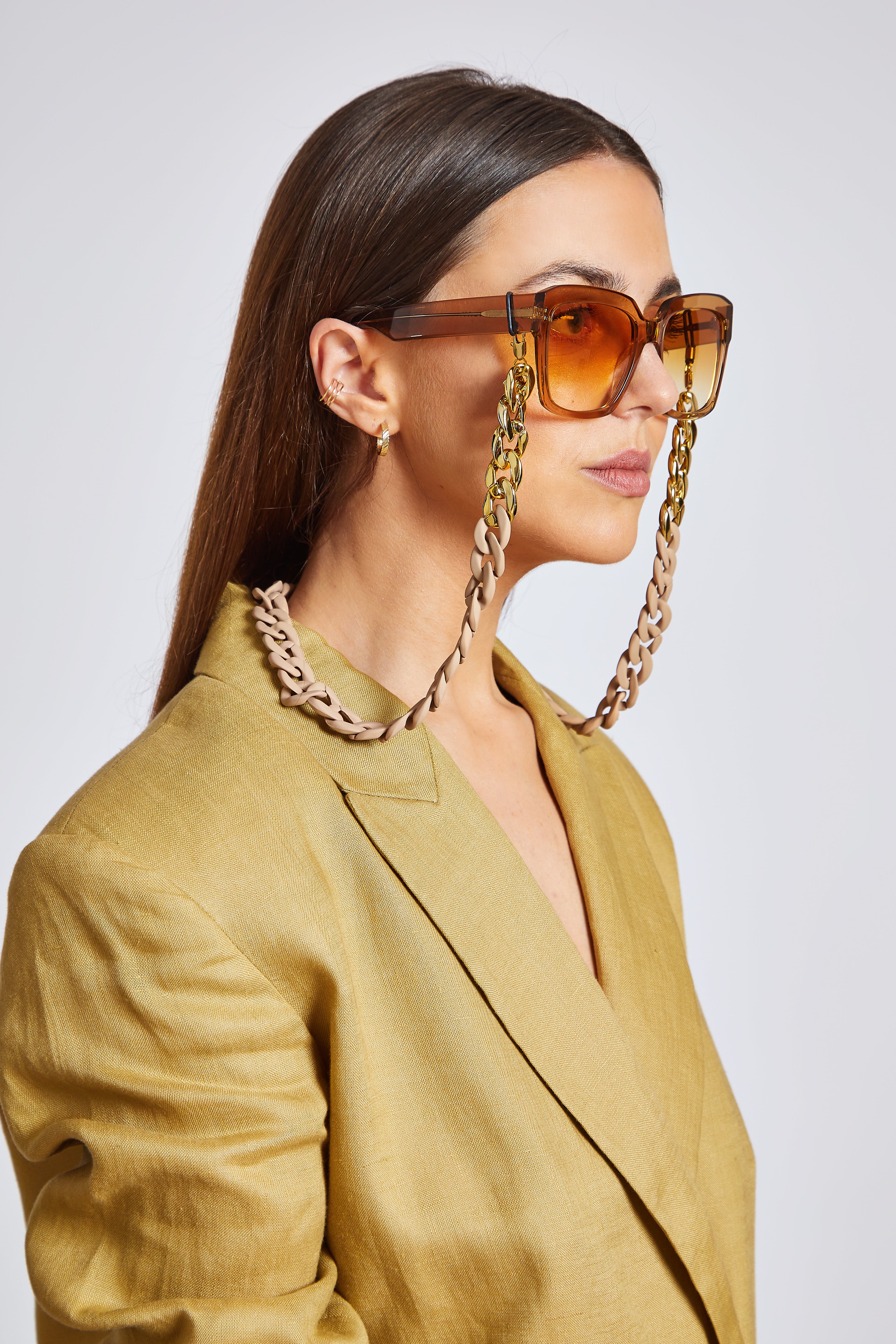 GOLDEN MATTE BEIGE - FRAME CHAIN