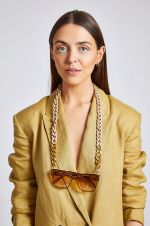 GOLDEN MATTE BEIGE - FRAME CHAIN