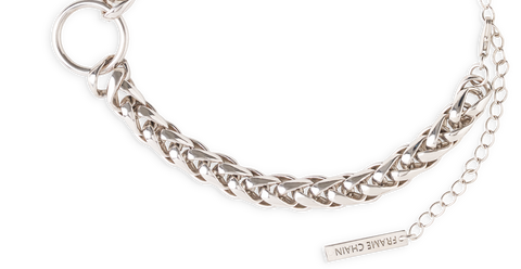 HOOKER MONKEY in WHITE GOLD - FRAME CHAIN