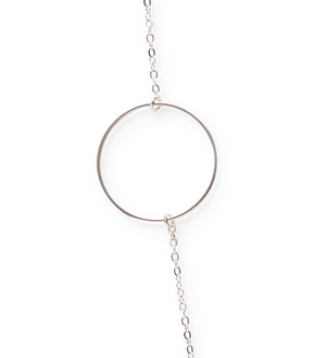 LOOP DE LOOP in WHITE GOLD - FRAME CHAIN