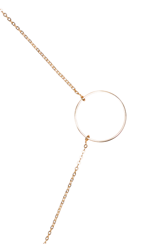 LOOP DE LOOP in YELLOW GOLD - FRAME CHAIN