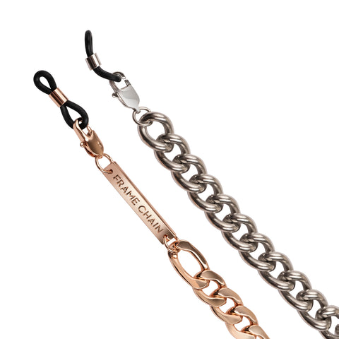 MIX IT UP  in ROSE and WHITE GOLD - FRAME CHAIN