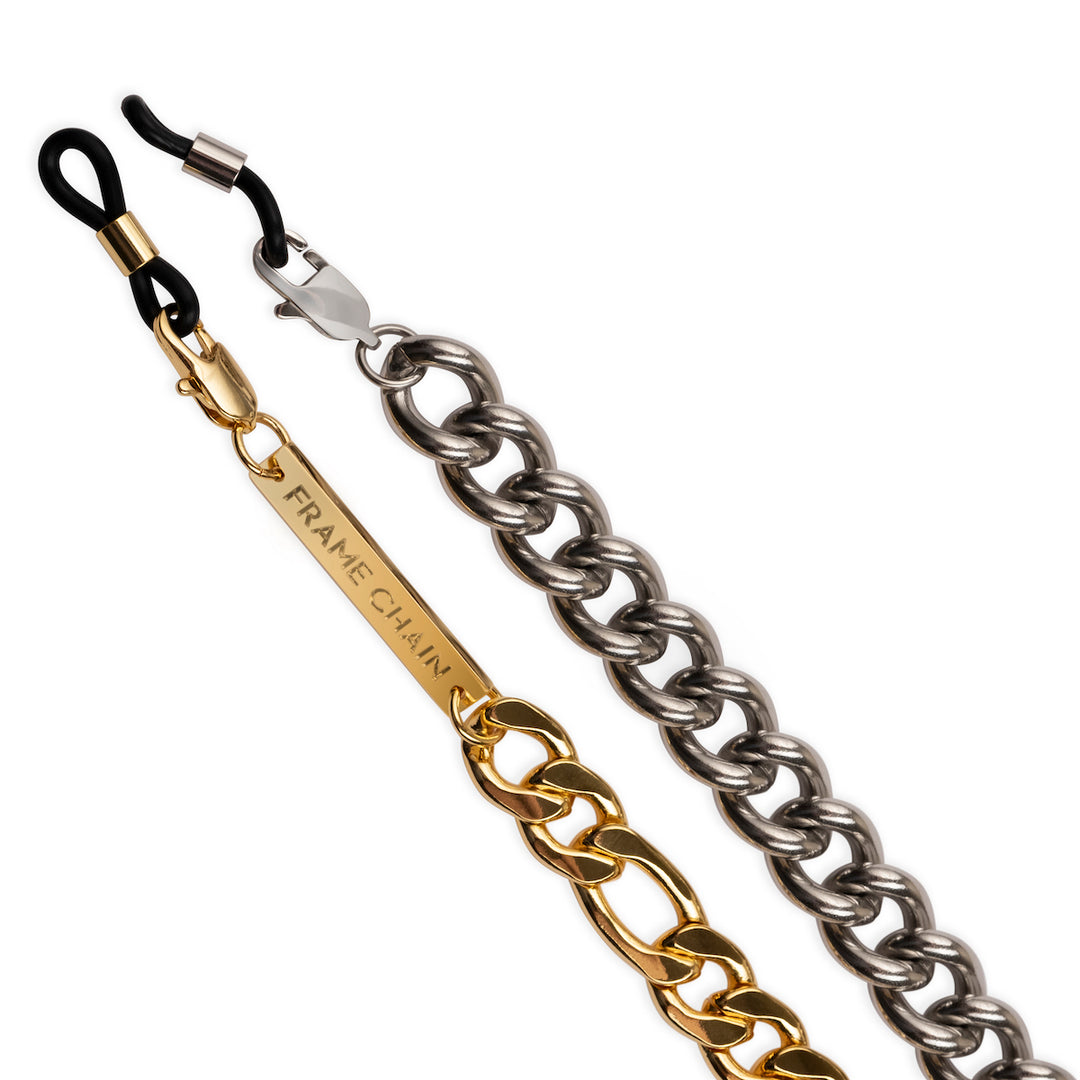 MIX IT UP in YELLOW and WHITE GOLD - FRAME CHAIN