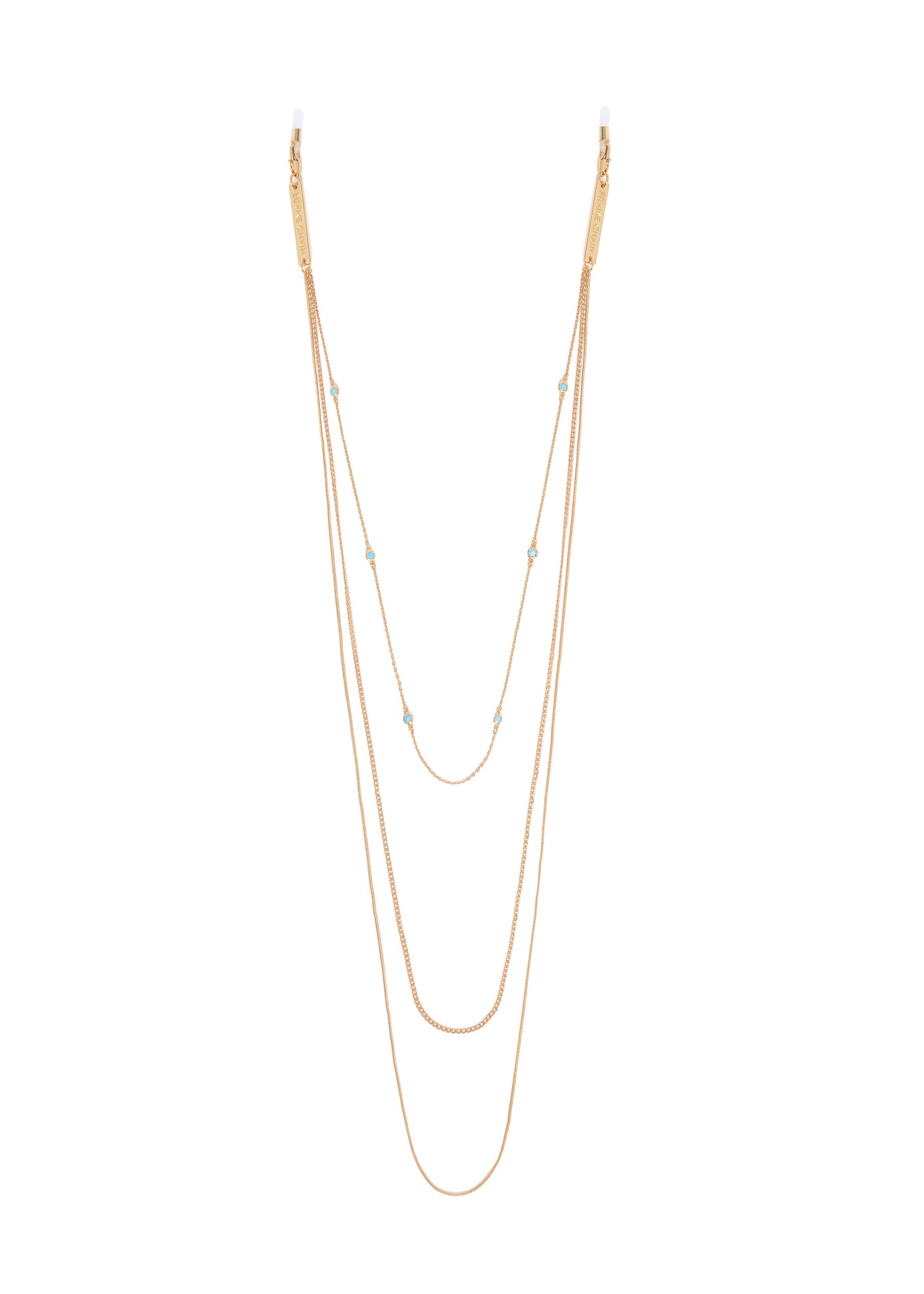 MULTIPLE HEALING in YELLOW GOLD - FRAME CHAIN