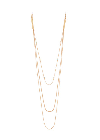 MULTIPLE HEALING in YELLOW GOLD - FRAME CHAIN