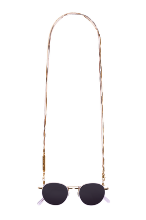 TRICOLOUR in WHITE, ROSE & YELLOW GOLD - FRAME CHAIN