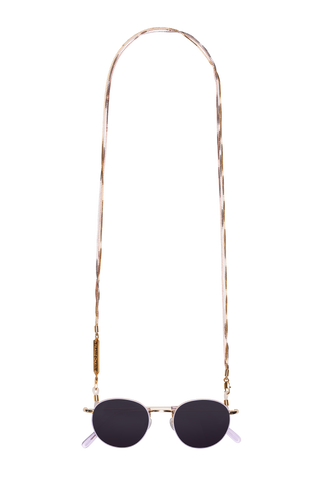 TRICOLOUR in WHITE, ROSE & YELLOW GOLD - FRAME CHAIN