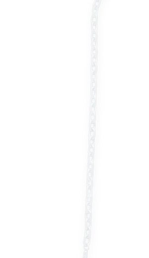 ROCKER in WHITE ENAMEL - FRAME CHAIN