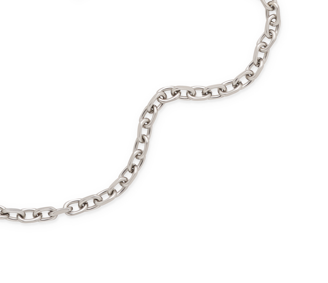 ROCKER in WHITE GOLD - FRAME CHAIN