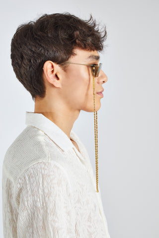 FRAME CHAIN | Glasses Chains | Roller Chain in Yellow Gold