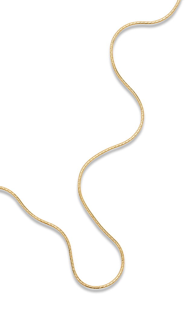 SLINKY in YELLOW GOLD - FRAME CHAIN