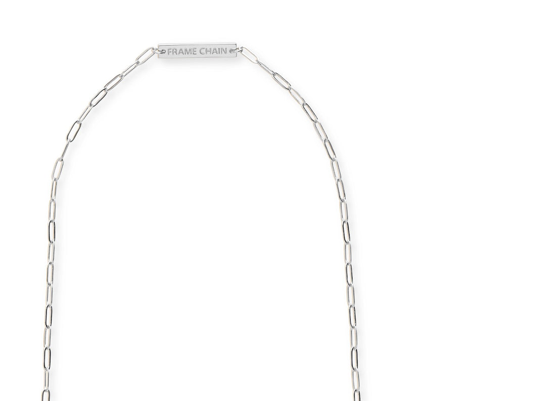 SQUARED in WHITE GOLD - FRAME CHAIN