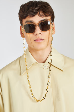THE RON in YELLOW GOLD - FRAME CHAIN