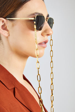 THE RON in YELLOW GOLD - FRAME CHAIN