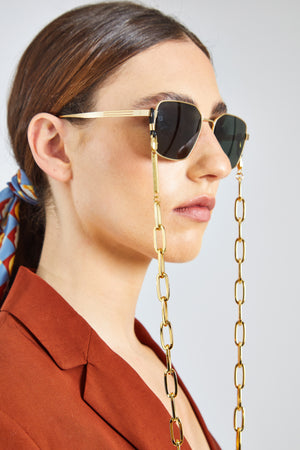 THE RON in YELLOW GOLD - FRAME CHAIN