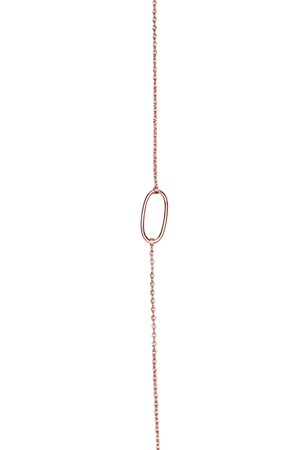 JACKIE, OH in ROSE GOLD - FRAME CHAIN