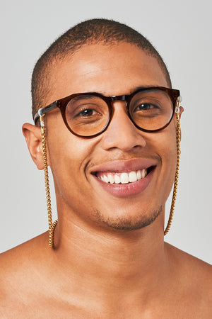 BOX CLEVER in YELLOW GOLD - Glasses Chain by FRAME CHAIN