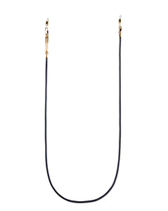 Elvis Navy in Yellow Gold - FRAME CHAIN