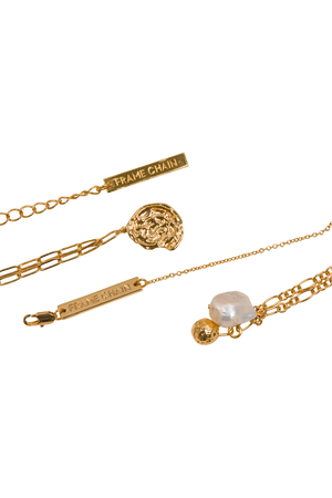 gold glasses chains